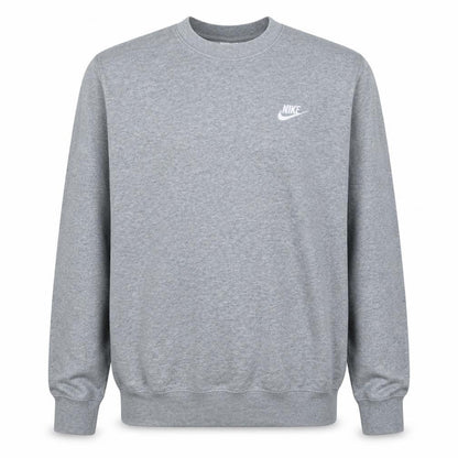 Nike Men's Grey Crew Neck Pullover Sweatshirt Size S
