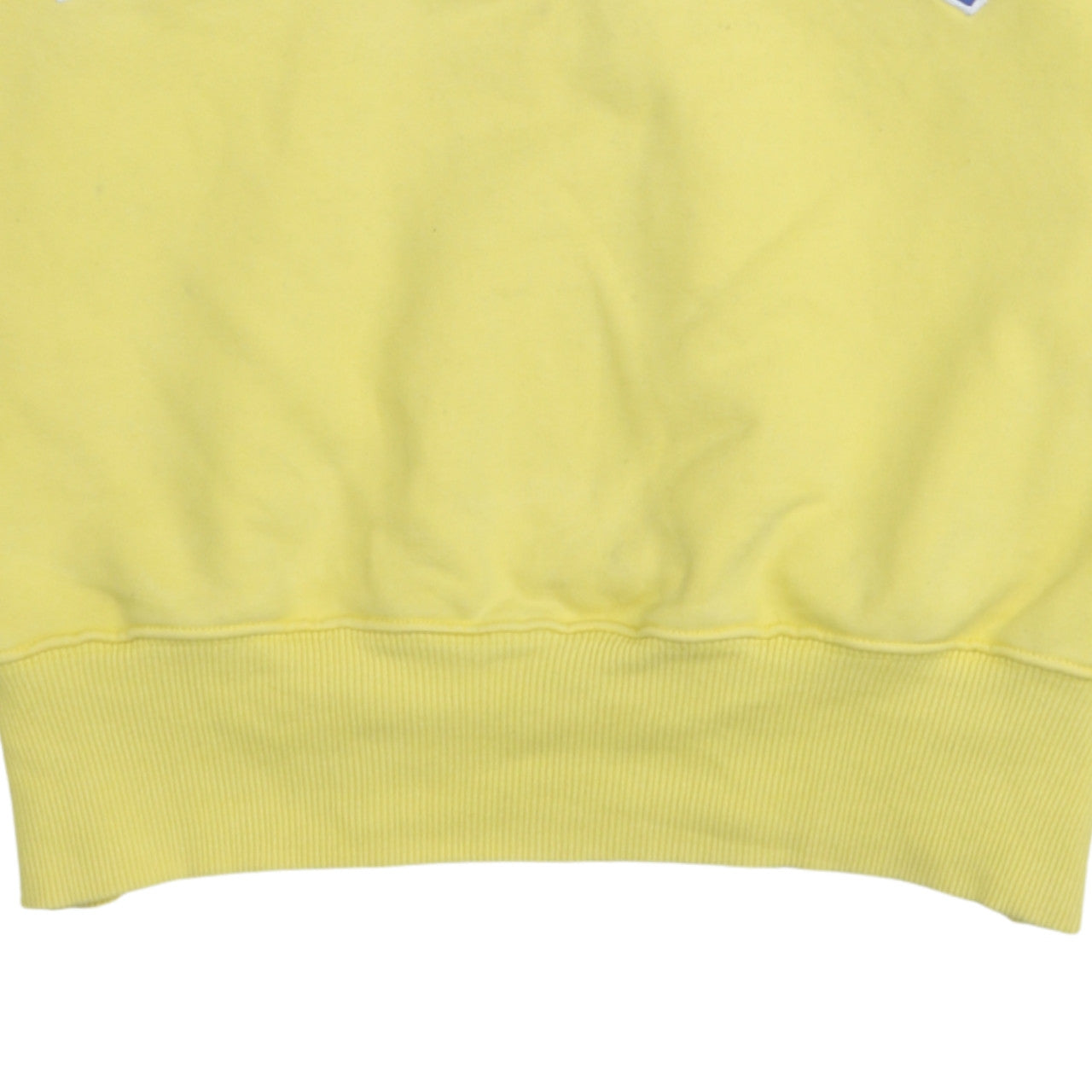 Tommy Jeans Women's Yellow Cotton Crew Neck Pullover Sweatshirt M