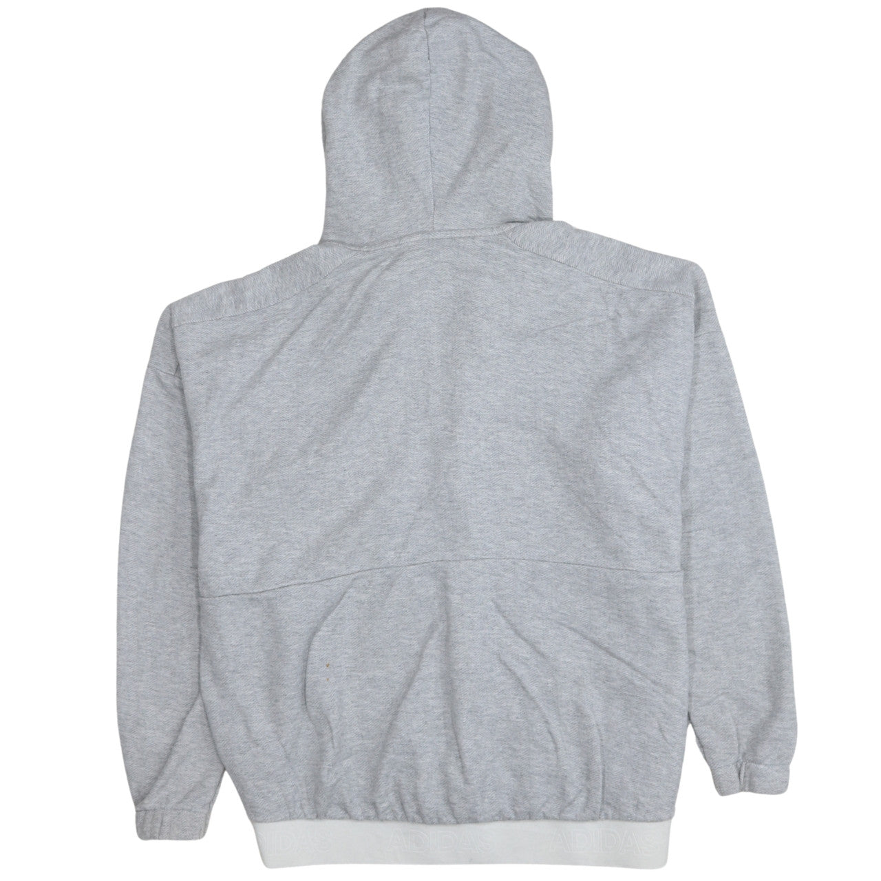 Adidas Women’s Grey Full Zip Hoodie XL Cotton Blend Casual