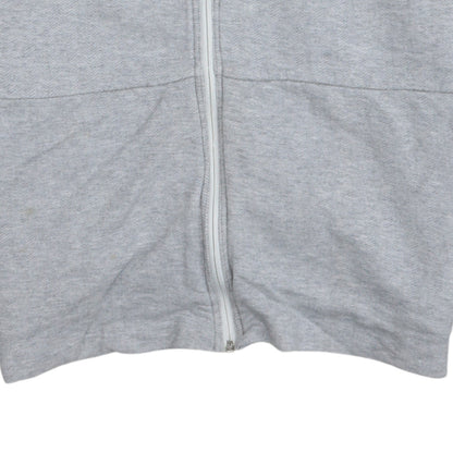 Adidas Women’s Grey Full Zip Hoodie XL Cotton Blend Casual