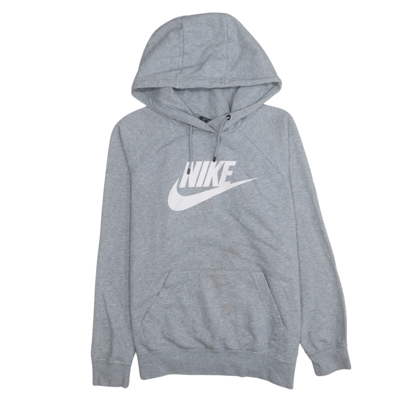 Nike Mens Grey Pullover Hoodie S Regular Fit Sportswear