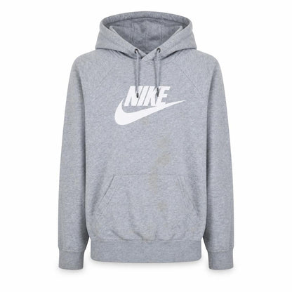 Nike Mens Grey Pullover Hoodie S Regular Fit Sportswear
