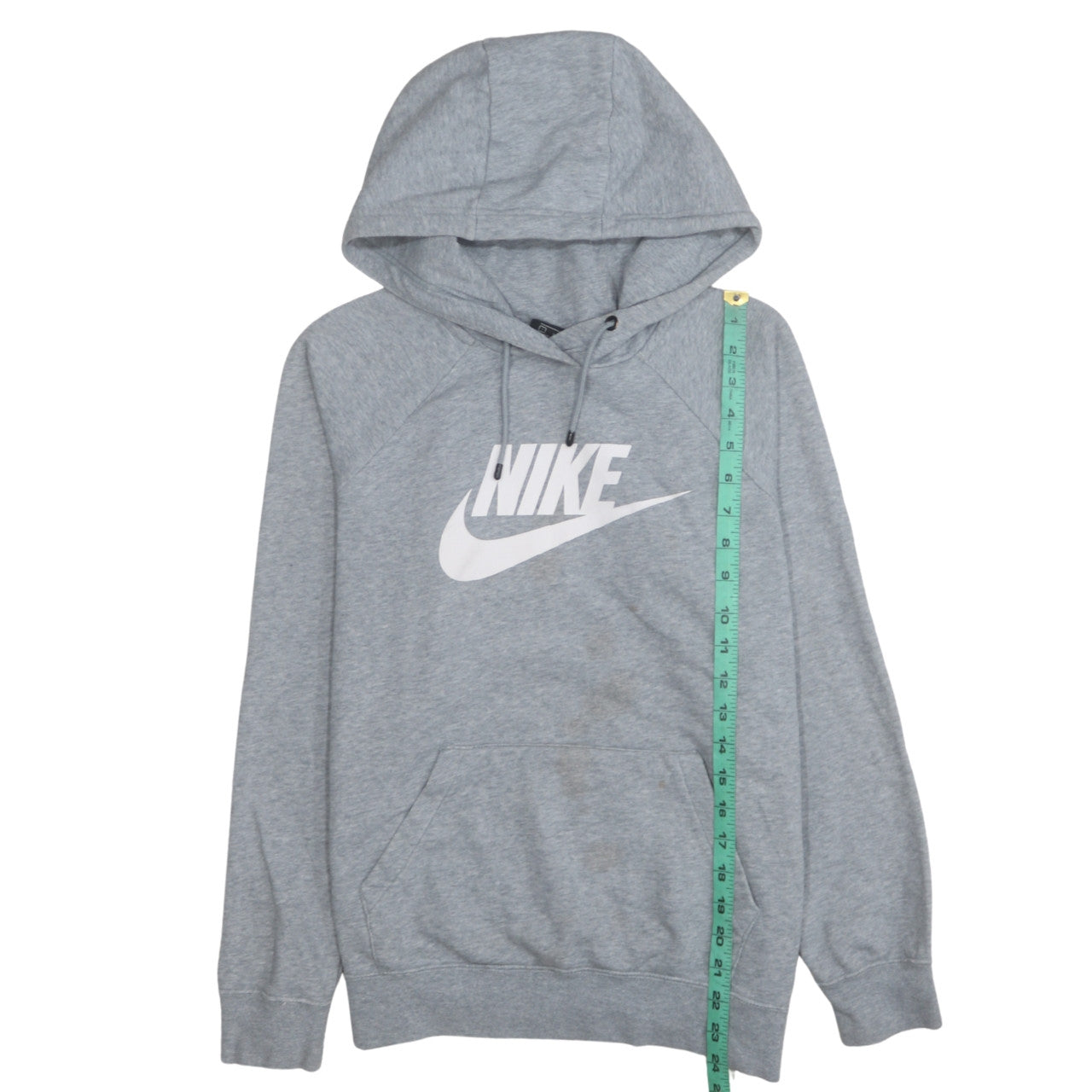 Nike Mens Grey Pullover Hoodie S Regular Fit Sportswear
