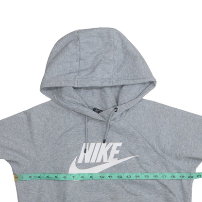 Nike Mens Grey Pullover Hoodie S Regular Fit Sportswear