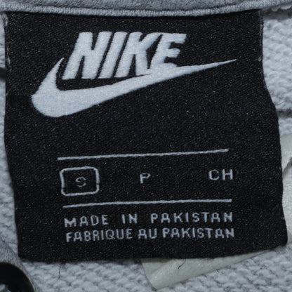 Nike Mens Grey Pullover Hoodie S Regular Fit Sportswear