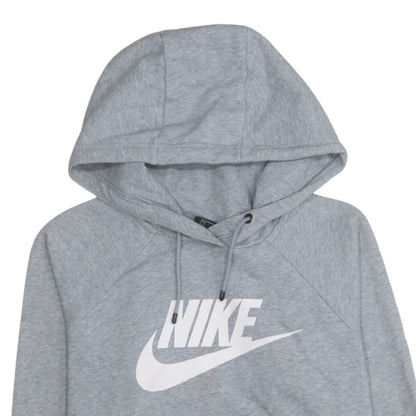 Nike Mens Grey Pullover Hoodie S Regular Fit Sportswear