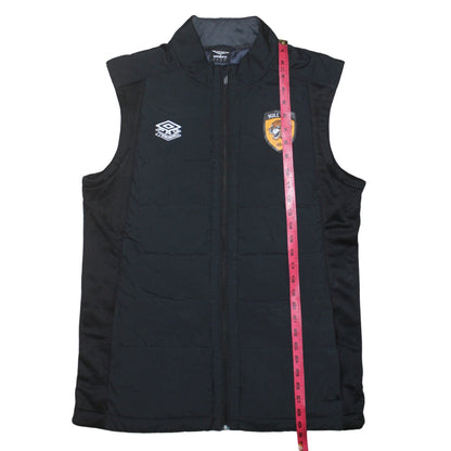 Umbro Hull City Men's Black L Bodywarmer Waistcoat Polyester Lined