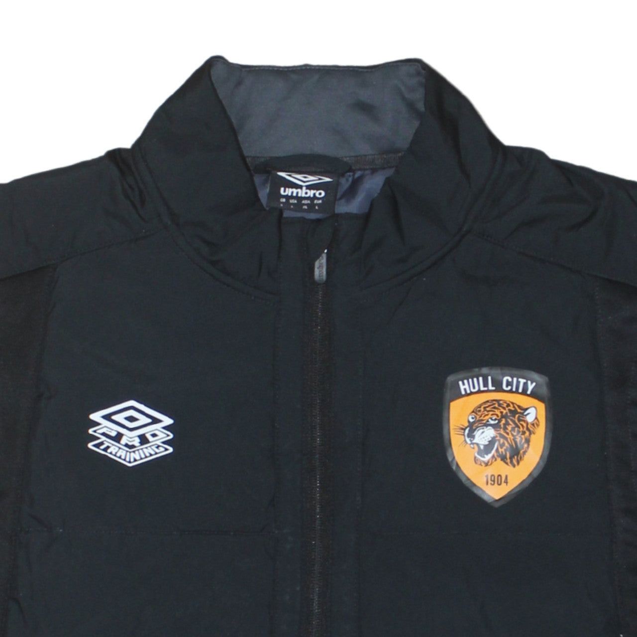 Umbro Hull City Men's Black L Bodywarmer Waistcoat Polyester Lined