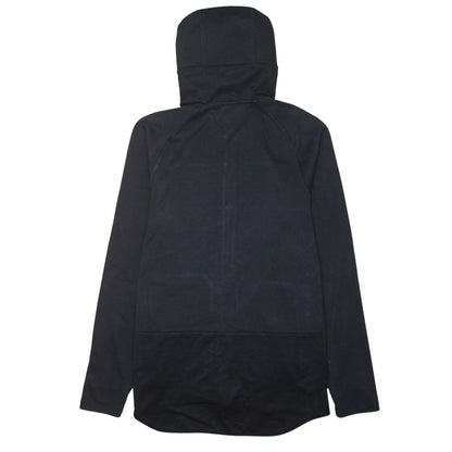 Nike Men's Black Full Zip Hoodie Small Sportswear Cotton Blend