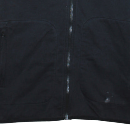 Nike Men's Black Full Zip Hoodie Small Sportswear Cotton Blend