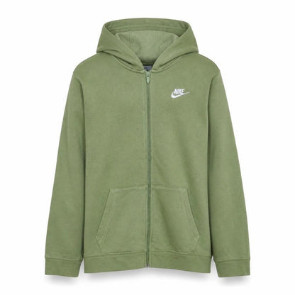 Nike Boys Green Full Zip Hoodie XL Fleece Sweatshirt