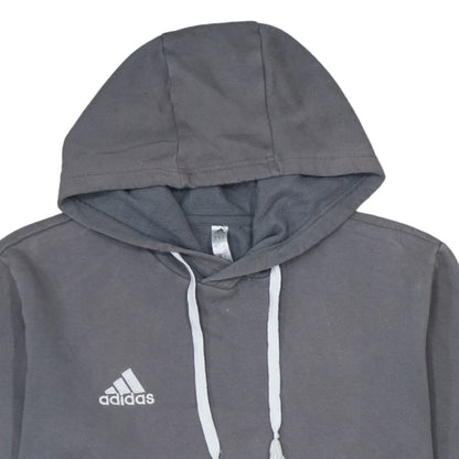 Adidas Men's Grey Pullover Hoodie Small Fleece Sportswear