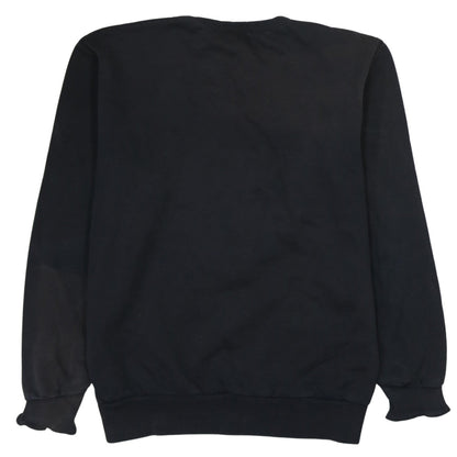 Puma Men's Black Crew Neck Logo Pullover Sweatshirt Size S