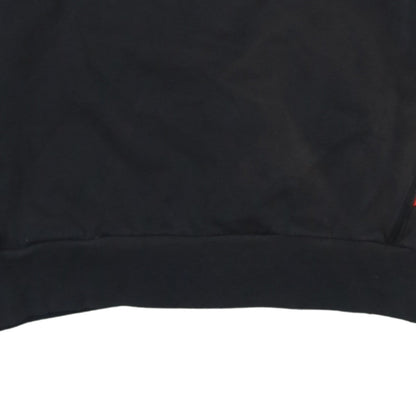 Puma Men's Black Crew Neck Logo Pullover Sweatshirt Size S