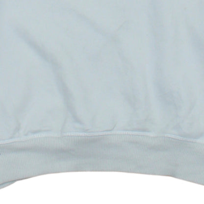 Nike Men's White Embroidered Logo Pullover Sweatshirt M Regular Fit