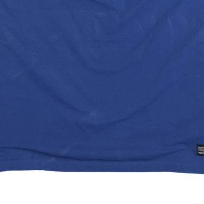 Nike F.C. Mens Blue Pullover Sweatshirt L Crew Neck Long Sleeve