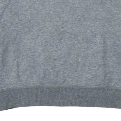 Puma Mens Grey L Crew Neck Pullover Sweatshirt Embroidered Logo