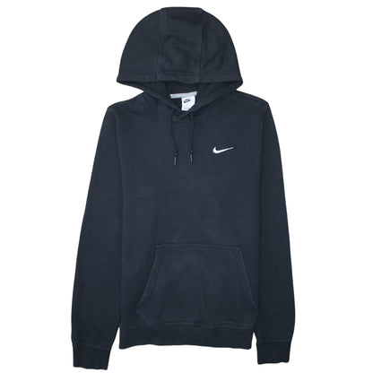 Nike Men's Black Small Pullover Hoodie Fleece Embroidered Logo