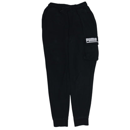 Puma Men's Black Regular Fit Jogger Fleece Sweatpants S