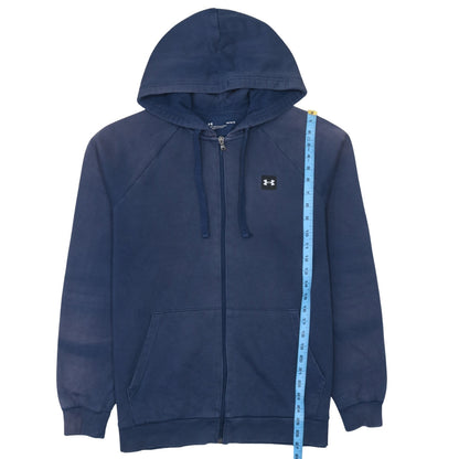 Under Armour Men’s Blue Full Zip Hoodie Size L Relaxed Fit
