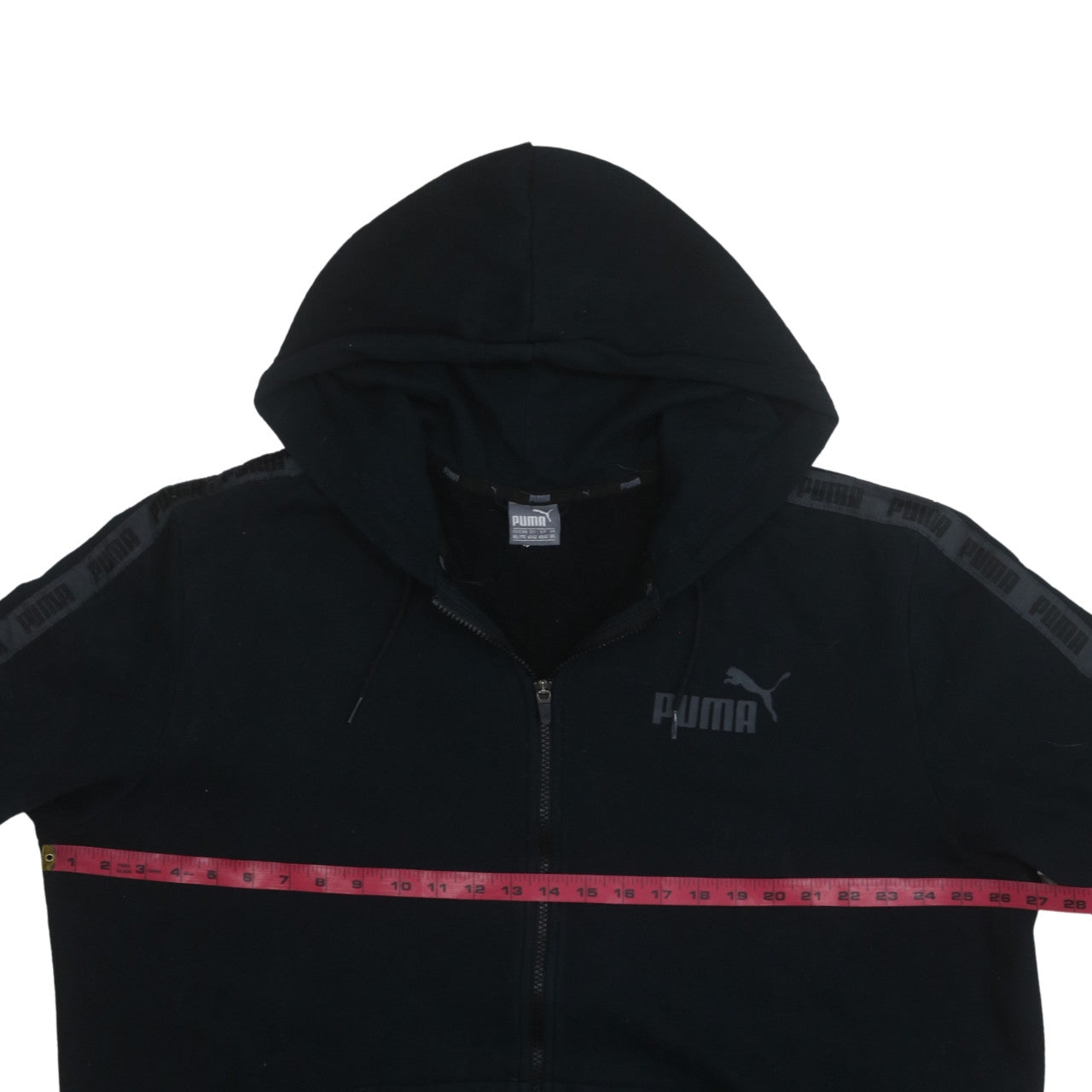 Puma Men's Black XL Full Zip Hoodie Sportswear Sweatshirt