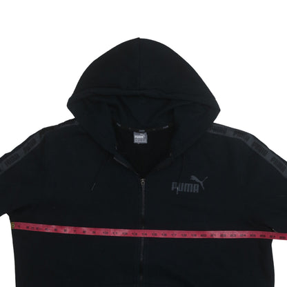 Puma Men's Black XL Full Zip Hoodie Sportswear Sweatshirt