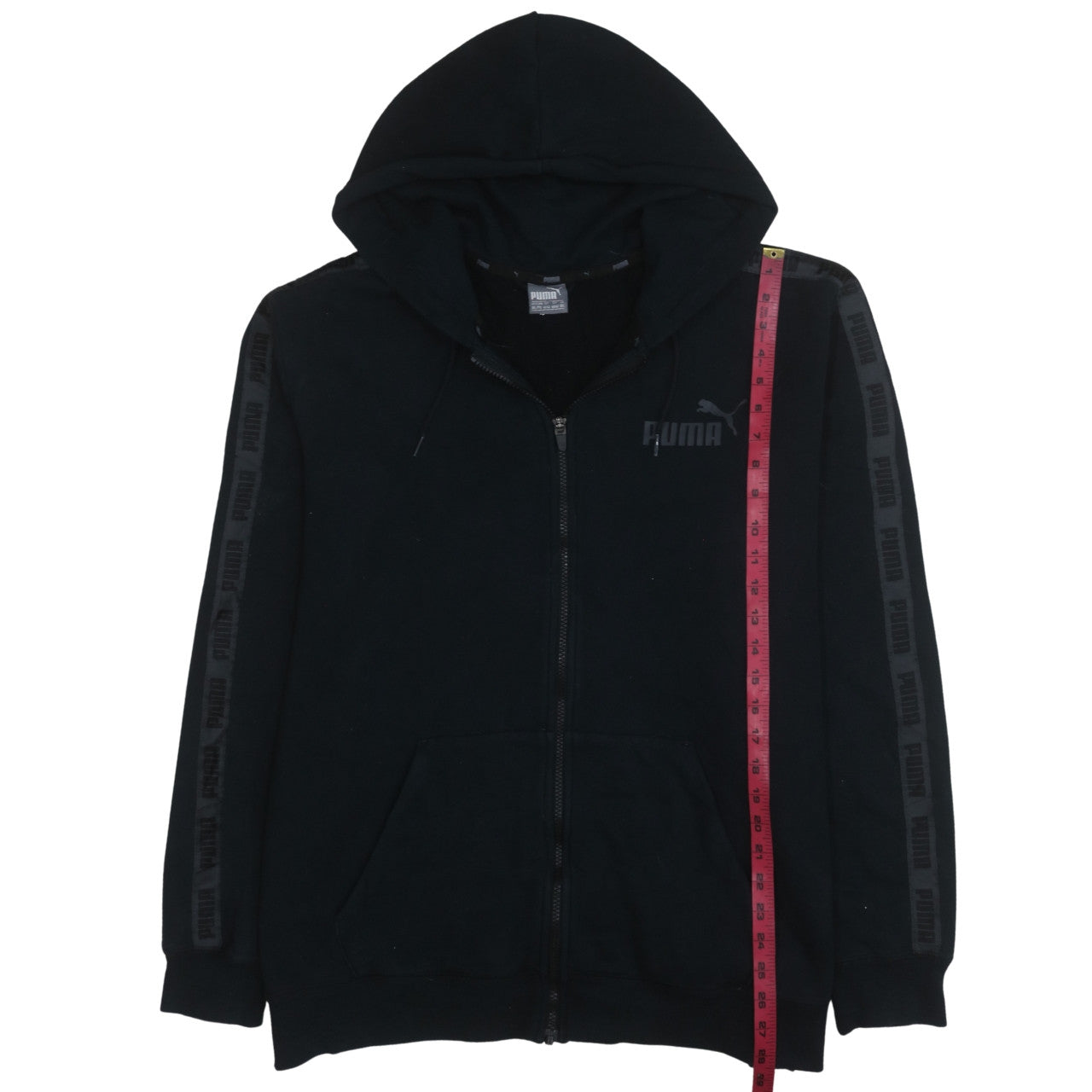 Puma Men's Black XL Full Zip Hoodie Sportswear Sweatshirt