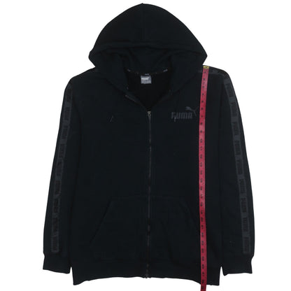 Puma Men's Black XL Full Zip Hoodie Sportswear Sweatshirt