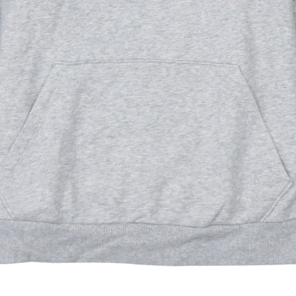 Puma Women Grey Logo Pullover Hoodie Size 14 Cotton Blend