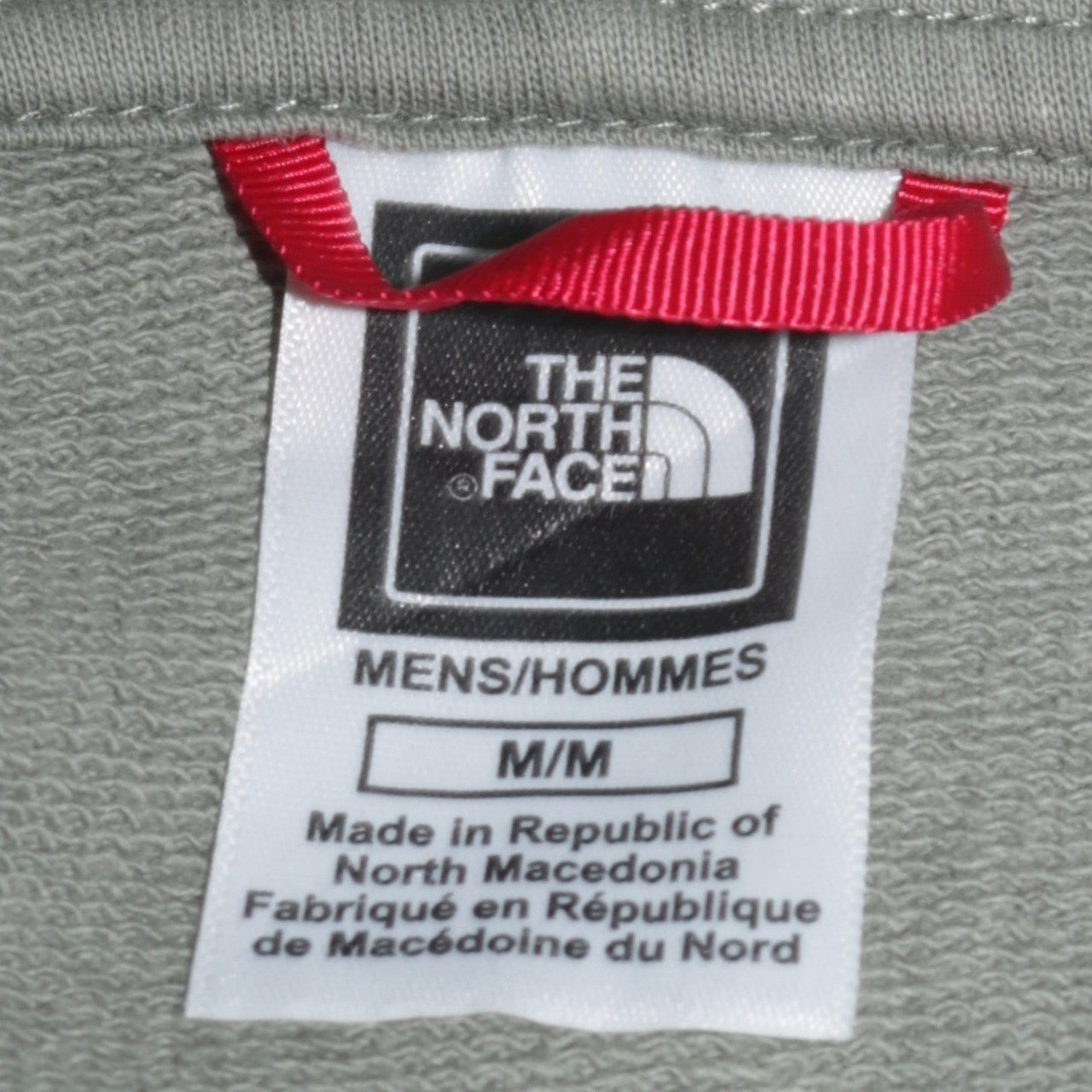 The North Face Men's Green Full Zip Hoodie Size M Regular Fit