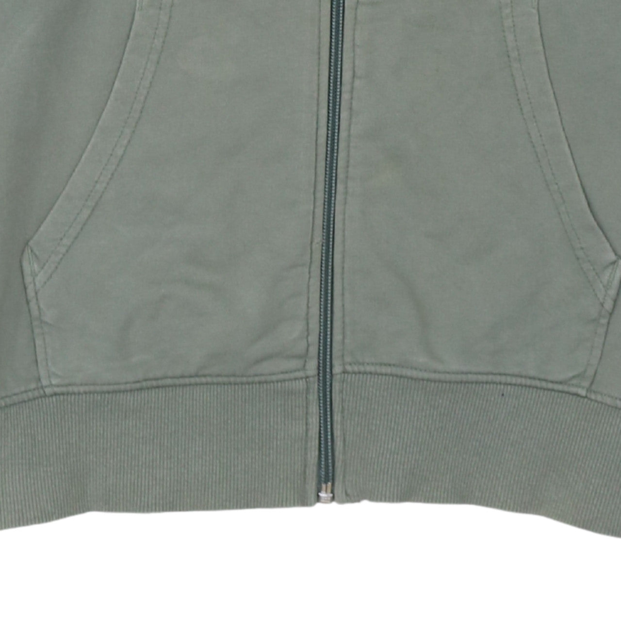 The North Face Men's Green Full Zip Hoodie Size M Regular Fit