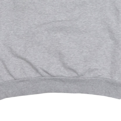 Puma Men's Grey Medium Logo Crew Neck Pullover Sweatshirt