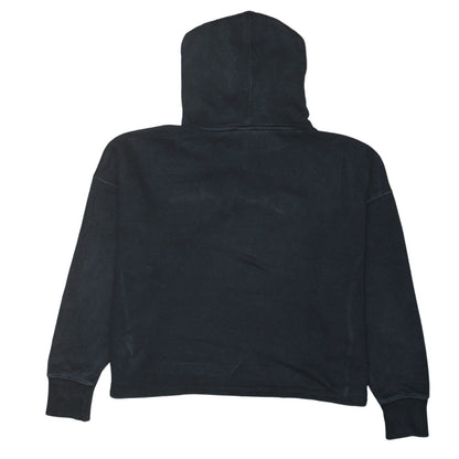 Champion Girls Black Hoodie X-Large 13-14 Years Cotton Pullover Logo Sweatshirt