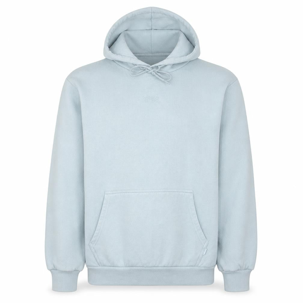 Diesel Men's Blue Pullover Hoodie Size M Regular Fit Fleece