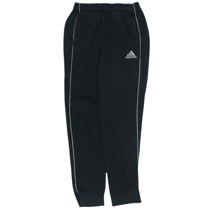 Adidas Men's Black Track Pants S Regular Fit Fleece Activewear