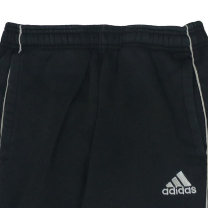 Adidas Men's Black Track Pants S Regular Fit Fleece Activewear