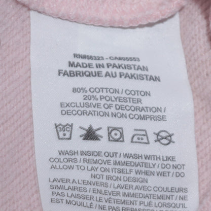 Nike Womens Pink Crew Neck Pullover Sweatshirt XS Cotton Blend