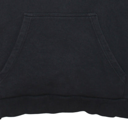 Adidas Mens Black Pullover Hoodie Medium Logo Fleece Sweatshirt
