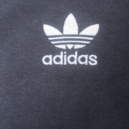Adidas Women Black Full Zip Hoodie Size 10 Cotton Blend Casual