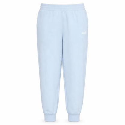 Puma Women Light Blue Jogger Sweatpants XL Cotton Blend Casual