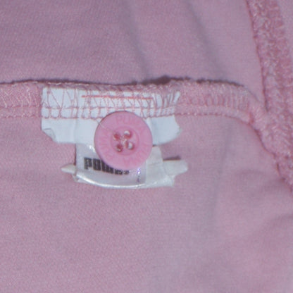 Puma Womens Pink Polo Shirt XL Short Sleeve Cotton Blend