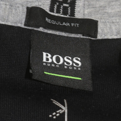 Hugo Boss Men's Black Regular Fit Full Zip Hoodie Size M