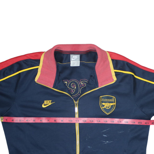 Nike Arsenal Mens Blue Track Jacket L Full Zip Retro Sportswear