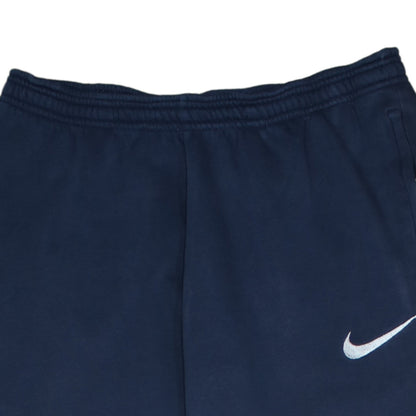 Nike Men's Blue Fleece Sweatpants M Regular Fit Casual Tapered