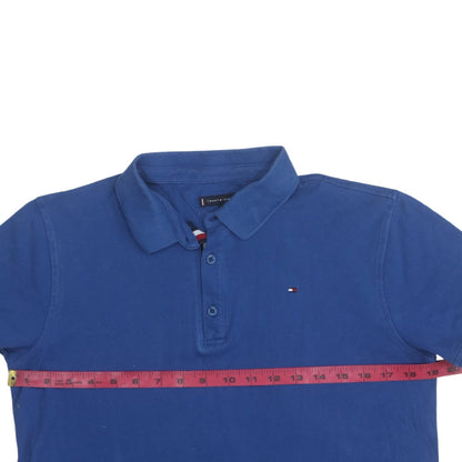 Tommy Hilfiger Boys Blue 176 Polo Shirt Cotton Short Sleeve Classic Fit