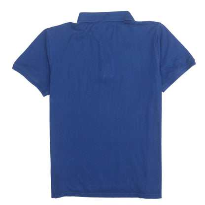 Tommy Hilfiger Boys Blue 176 Polo Shirt Cotton Short Sleeve Classic Fit