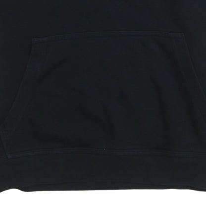 Nike Boys Black XL Pullover Fleece Hoodie with Colourblock Sleeves