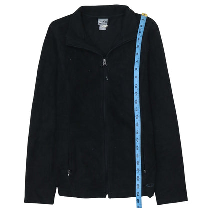 Champion Women's Black Fleece Full Zip Jacket Size S