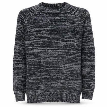 Lee Men's Grey Marl Cotton Crew Neck Pullover Jumper Size M