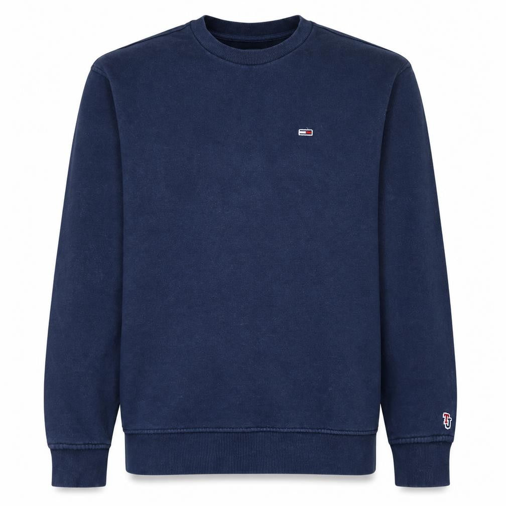 Tommy Jeans Men Blue M Crew Neck Pullover Sweatshirt